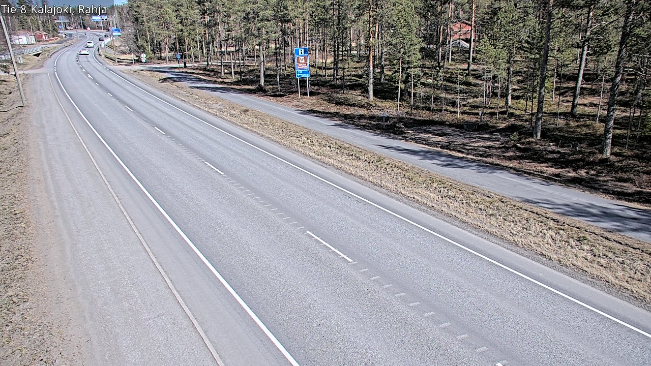 Kelikamerat Kuva Tie 8 Kalajoki, Rahja, Kalajoki, Pohjois-Pohjanmaa