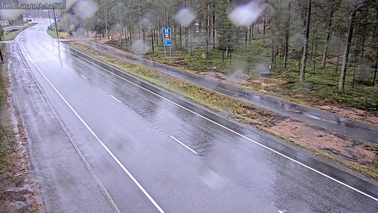 Weather Camera Image Väg 8 Kalajoki, Rahja, Kalajoki, Pohjois-Pohjanmaa