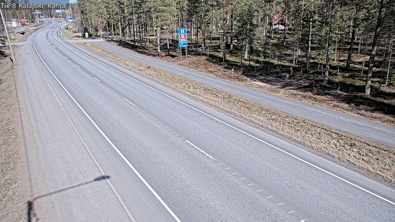 Kelikamerat Kuva Tie 8 Kalajoki, Rahja, Kalajoki, Pohjois-Pohjanmaa