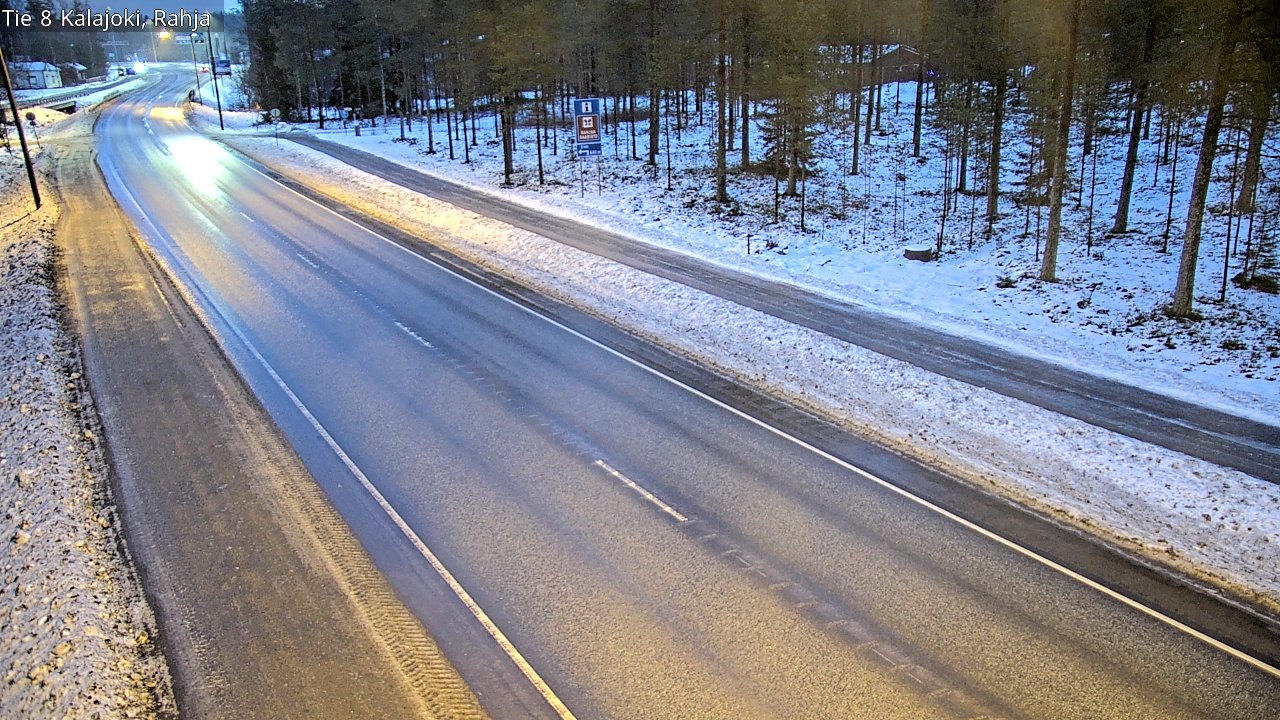 Weather Camera Image Road 8 Kalajoki, Rahja, Kalajoki, Pohjois-Pohjanmaa