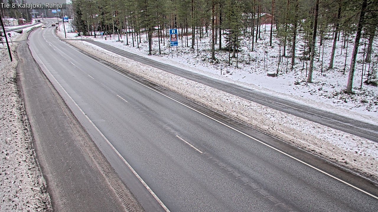 Weather Camera Image Road 8 Kalajoki, Rahja, Kalajoki, Pohjois-Pohjanmaa
