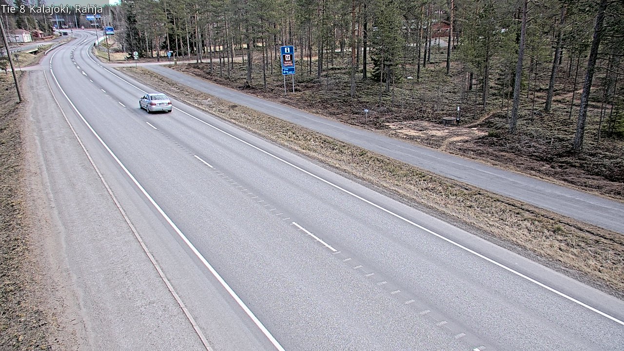 Weather Camera Image Road 8 Kalajoki, Rahja, Kalajoki, Pohjois-Pohjanmaa