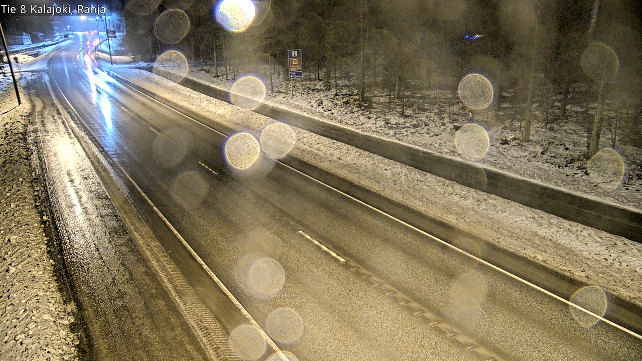 Weather Camera Image Väg 8 Kalajoki, Rahja, Kalajoki, Pohjois-Pohjanmaa