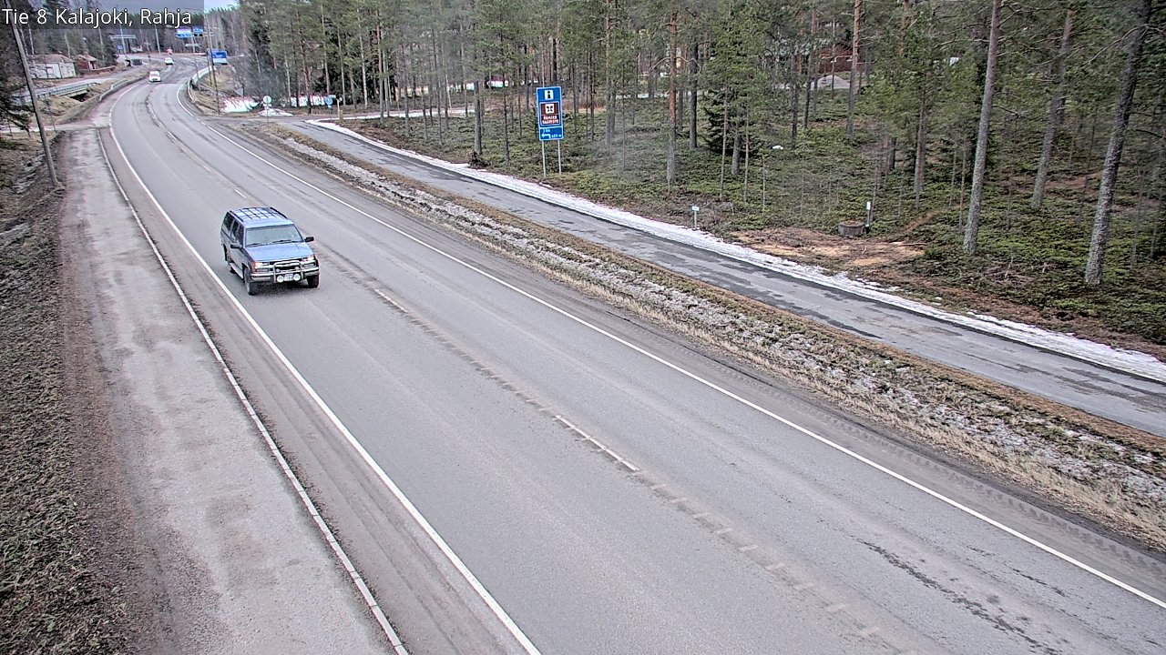 Weather Camera Image Väg 8 Kalajoki, Rahja, Kalajoki, Pohjois-Pohjanmaa