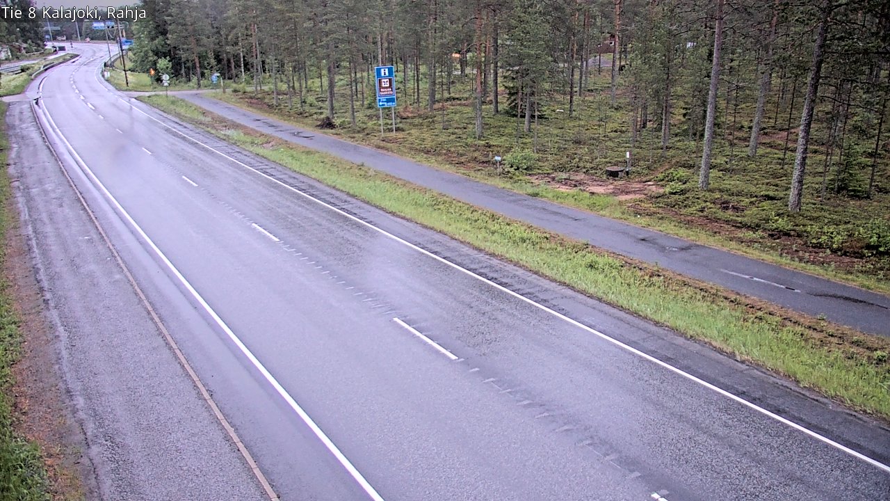 Kelikamerat Kuva Tie 8 Kalajoki, Rahja, Kalajoki, Pohjois-Pohjanmaa