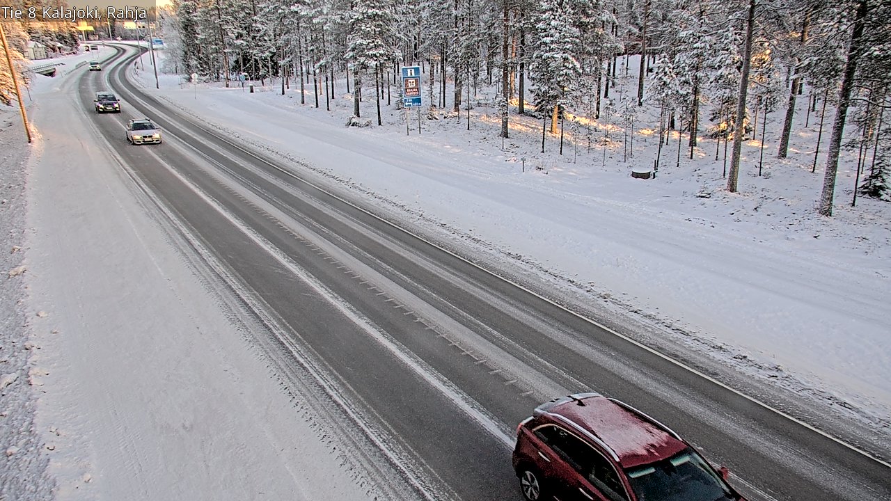 Weather Camera Image Road 8 Kalajoki, Rahja, Kalajoki, Pohjois-Pohjanmaa
