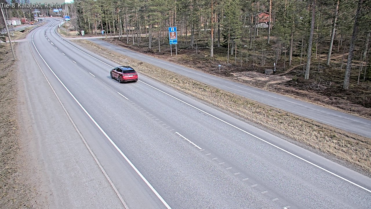 Kelikamerat Kuva Tie 8 Kalajoki, Rahja, Kalajoki, Pohjois-Pohjanmaa