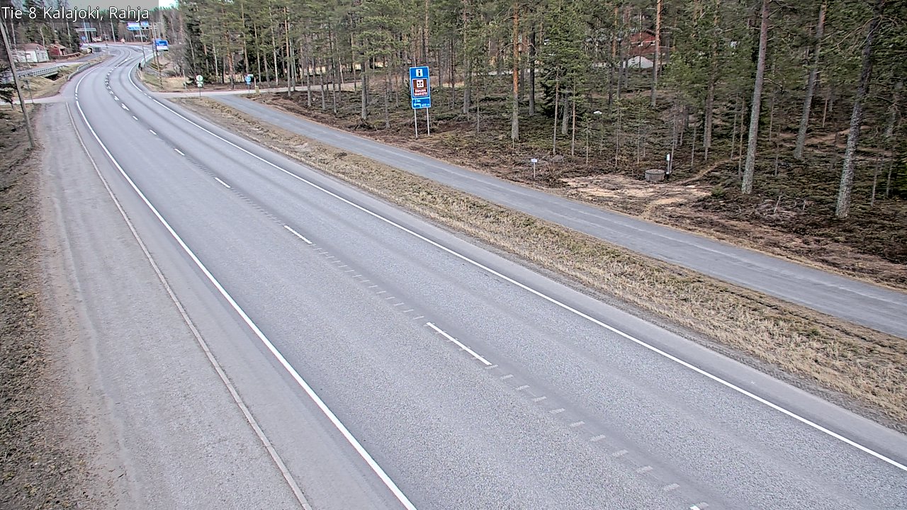 Kelikamerat Kuva Tie 8 Kalajoki, Rahja, Kalajoki, Pohjois-Pohjanmaa