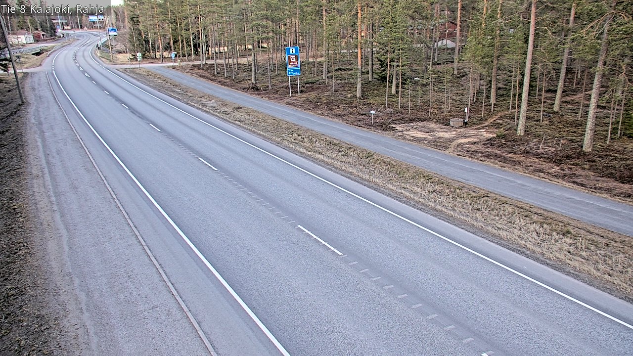Kelikamerat Kuva Tie 8 Kalajoki, Rahja, Kalajoki, Pohjois-Pohjanmaa