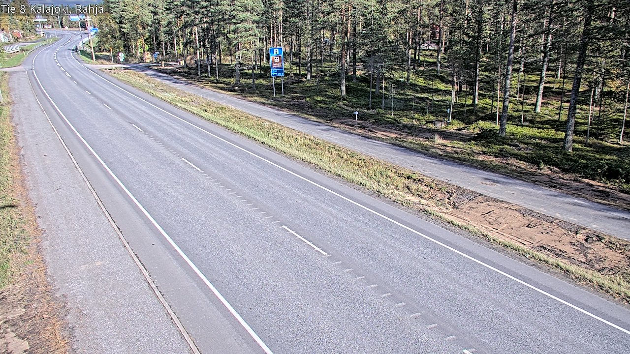 Kelikamerat Kuva Tie 8 Kalajoki, Rahja, Kalajoki, Pohjois-Pohjanmaa