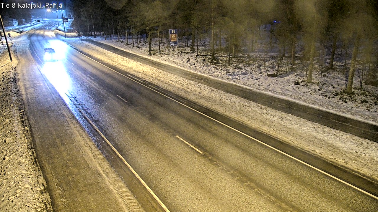 Weather Camera Image Road 8 Kalajoki, Rahja, Kalajoki, Pohjois-Pohjanmaa
