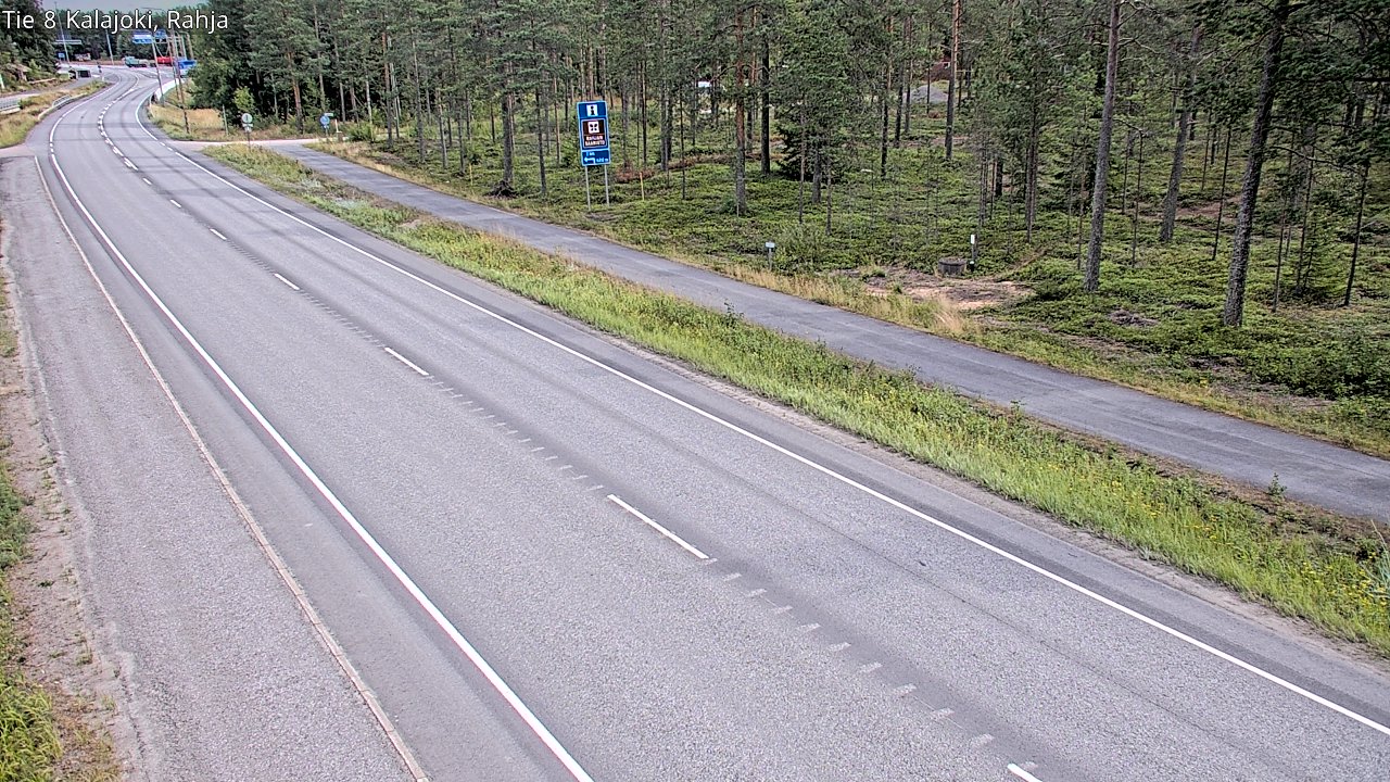 Weather Camera Image Road 8 Kalajoki, Rahja, Kalajoki, Pohjois-Pohjanmaa