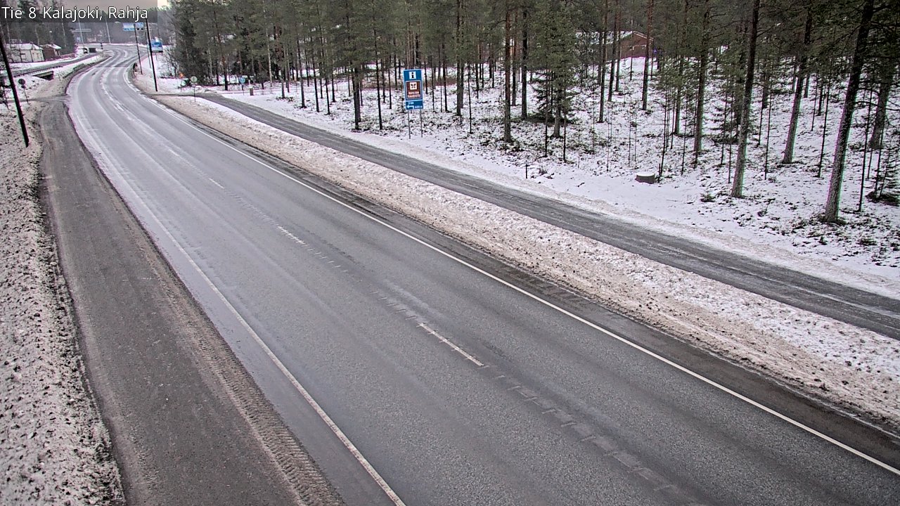 Weather Camera Image Road 8 Kalajoki, Rahja, Kalajoki, Pohjois-Pohjanmaa
