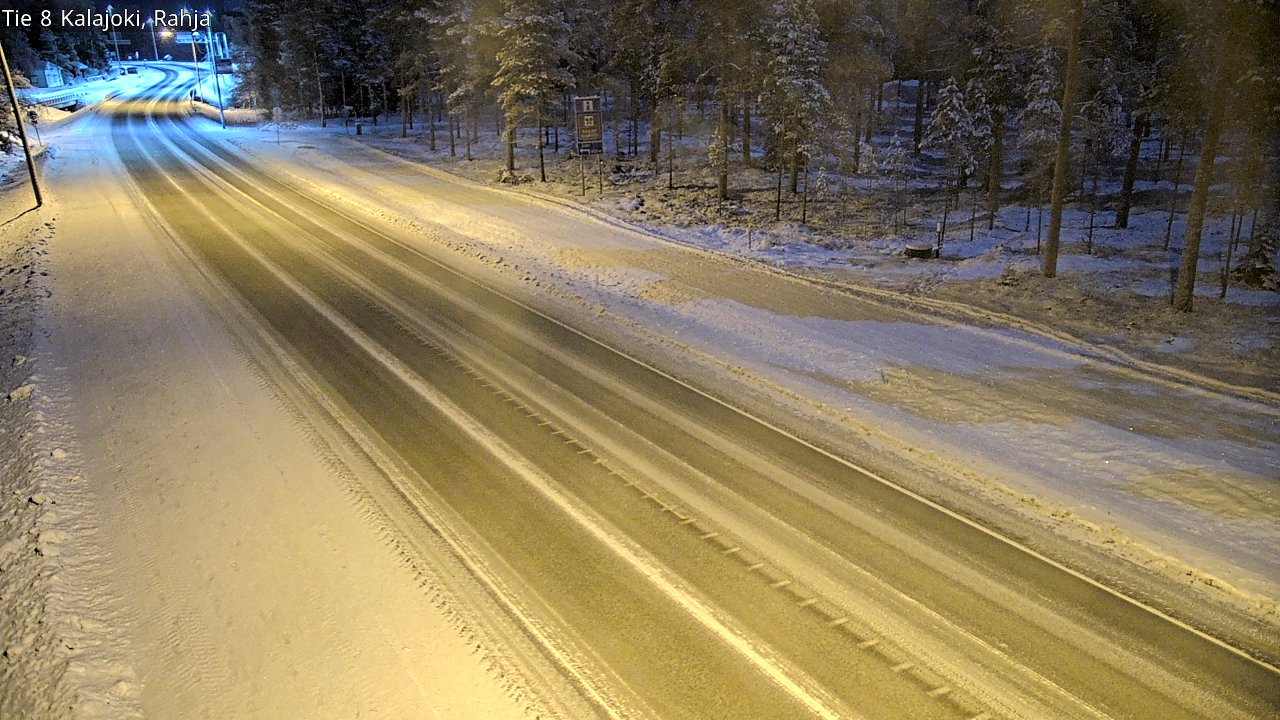 Weather Camera Image Road 8 Kalajoki, Rahja, Kalajoki, Pohjois-Pohjanmaa