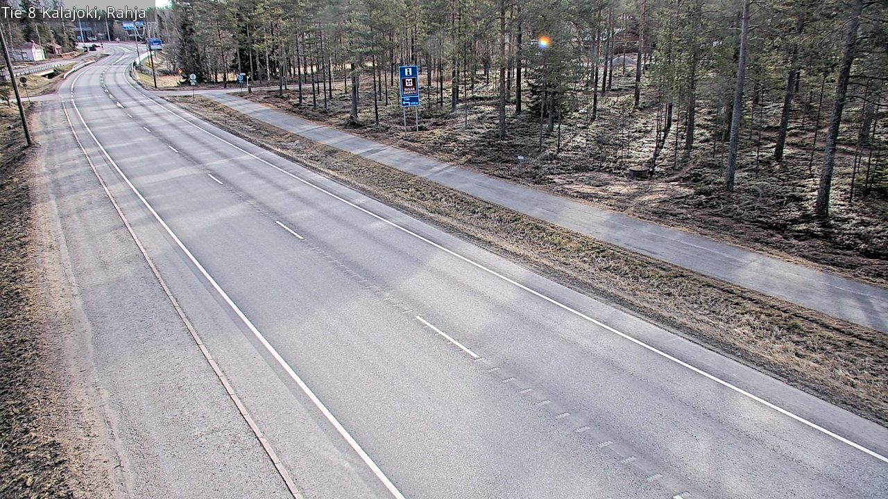 Kelikamerat Kuva Tie 8 Kalajoki, Rahja, Kalajoki, Pohjois-Pohjanmaa