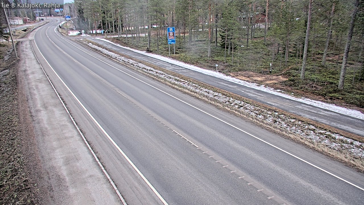 Kelikamerat Kuva Tie 8 Kalajoki, Rahja, Kalajoki, Pohjois-Pohjanmaa