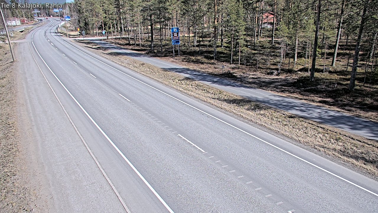 Kelikamerat Kuva Tie 8 Kalajoki, Rahja, Kalajoki, Pohjois-Pohjanmaa