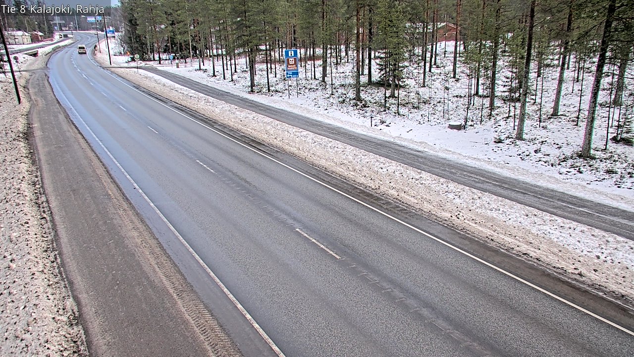 Weather Camera Image Road 8 Kalajoki, Rahja, Kalajoki, Pohjois-Pohjanmaa