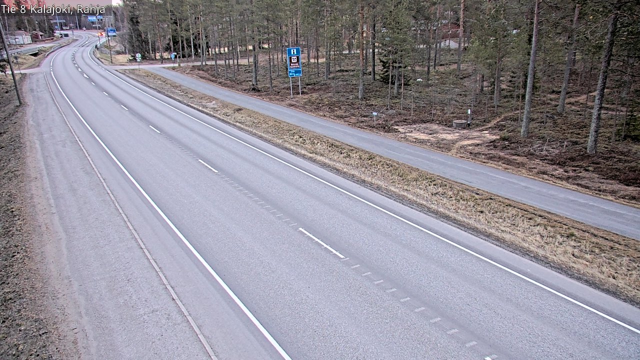 Weather Camera Image Väg 8 Kalajoki, Rahja, Kalajoki, Pohjois-Pohjanmaa