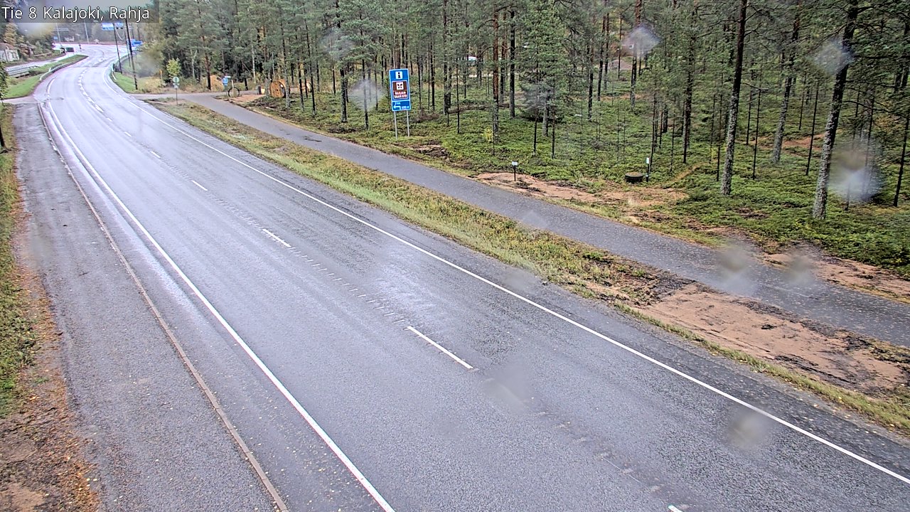 Weather Camera Image Road 8 Kalajoki, Rahja, Kalajoki, Pohjois-Pohjanmaa
