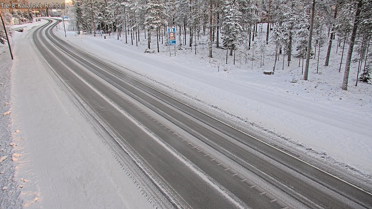 Weather Camera Image Road 8 Kalajoki, Rahja, Kalajoki, Pohjois-Pohjanmaa