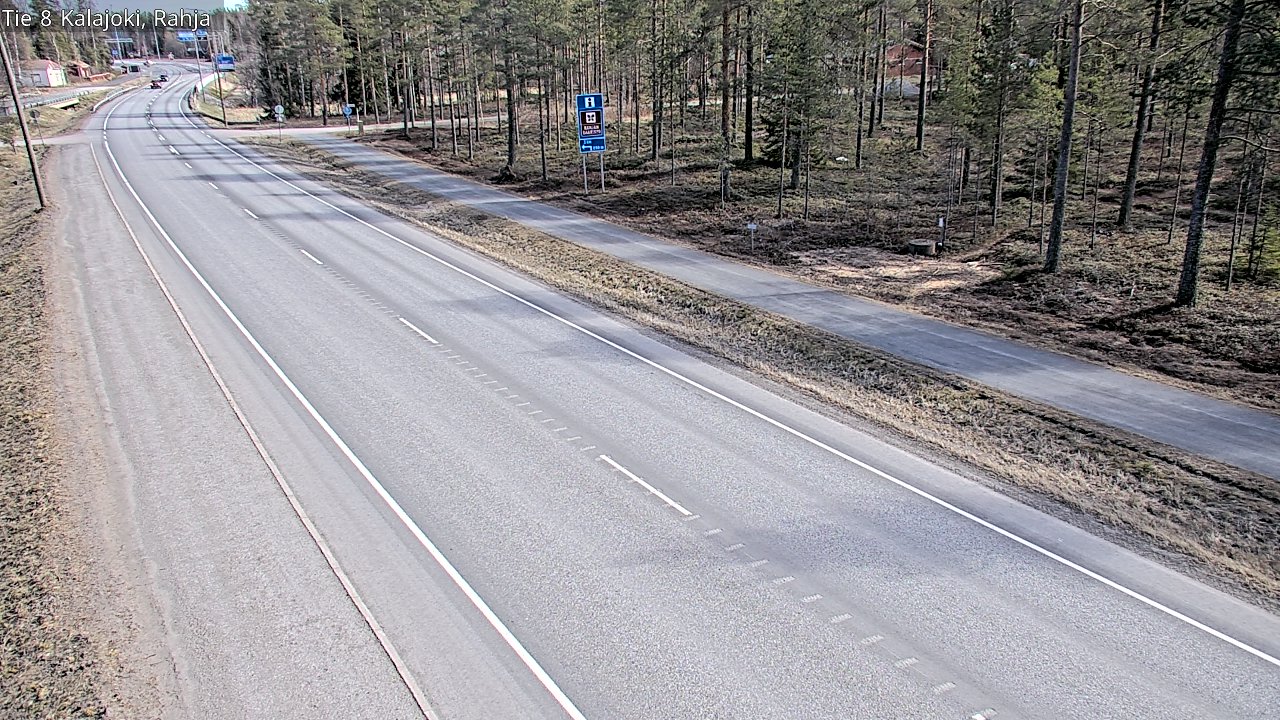 Weather Camera Image Road 8 Kalajoki, Rahja, Kalajoki, Pohjois-Pohjanmaa