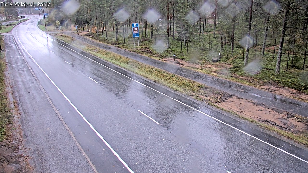 Weather Camera Image Road 8 Kalajoki, Rahja, Kalajoki, Pohjois-Pohjanmaa