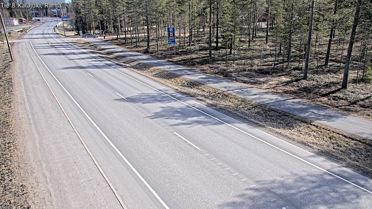 Weather Camera Image Road 8 Kalajoki, Rahja, Kalajoki, Pohjois-Pohjanmaa