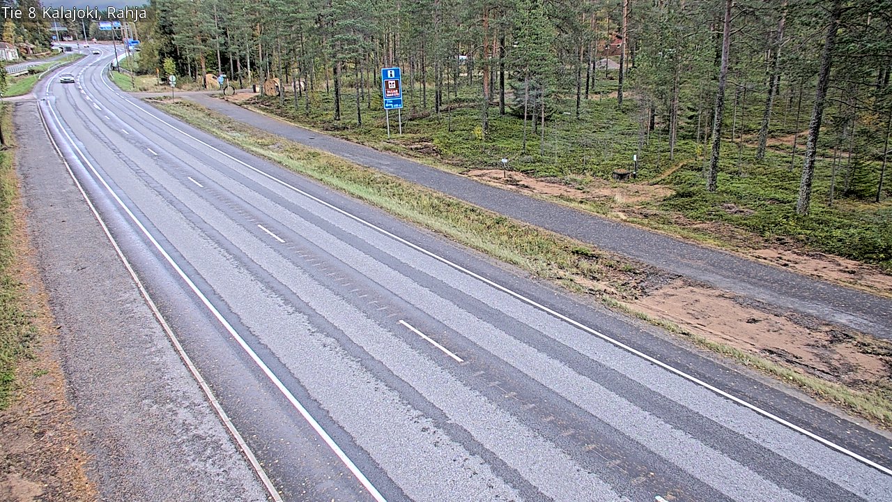 Weather Camera Image Road 8 Kalajoki, Rahja, Kalajoki, Pohjois-Pohjanmaa