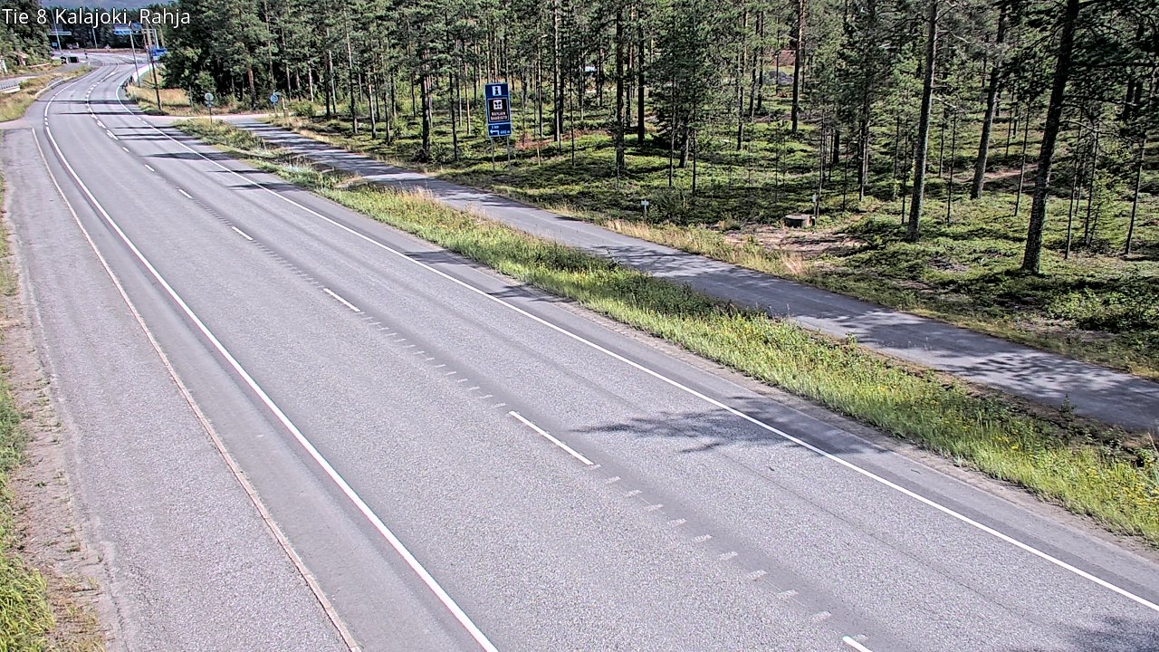 Kelikamerat Kuva Tie 8 Kalajoki, Rahja, Kalajoki, Pohjois-Pohjanmaa