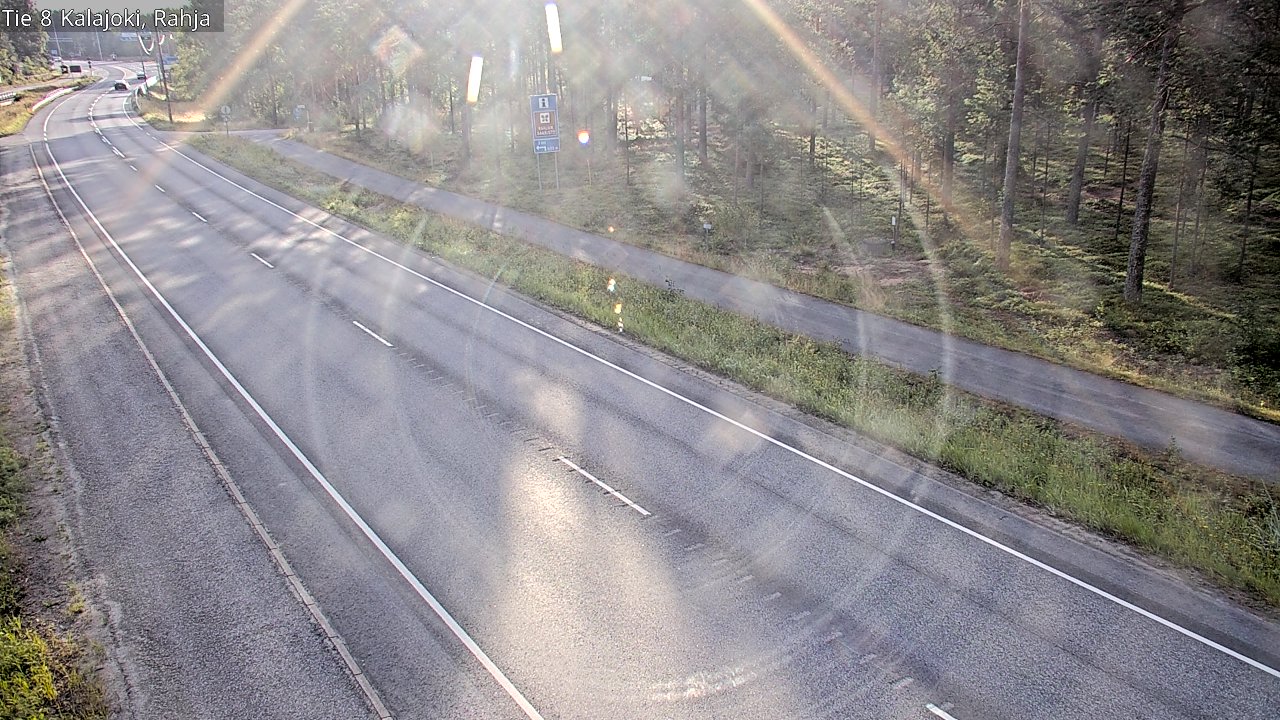 Weather Camera Image Road 8 Kalajoki, Rahja, Kalajoki, Pohjois-Pohjanmaa