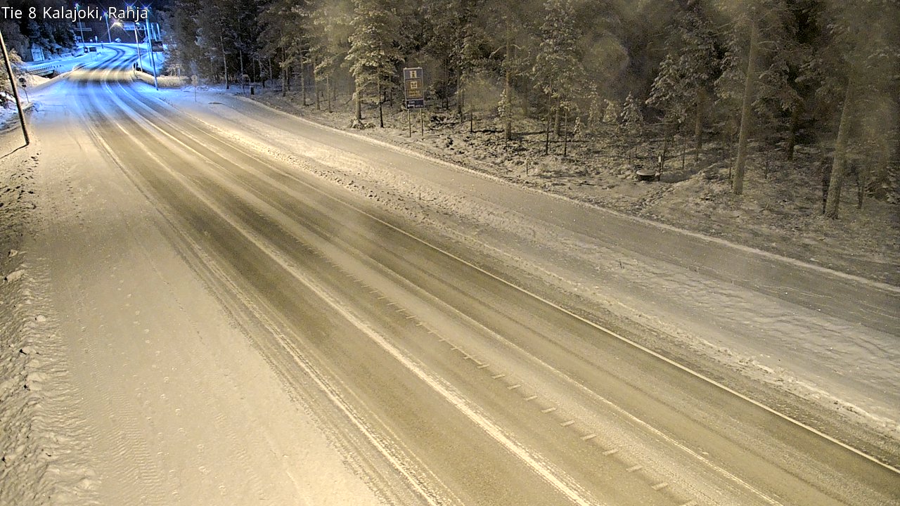 Weather Camera Image Road 8 Kalajoki, Rahja, Kalajoki, Pohjois-Pohjanmaa