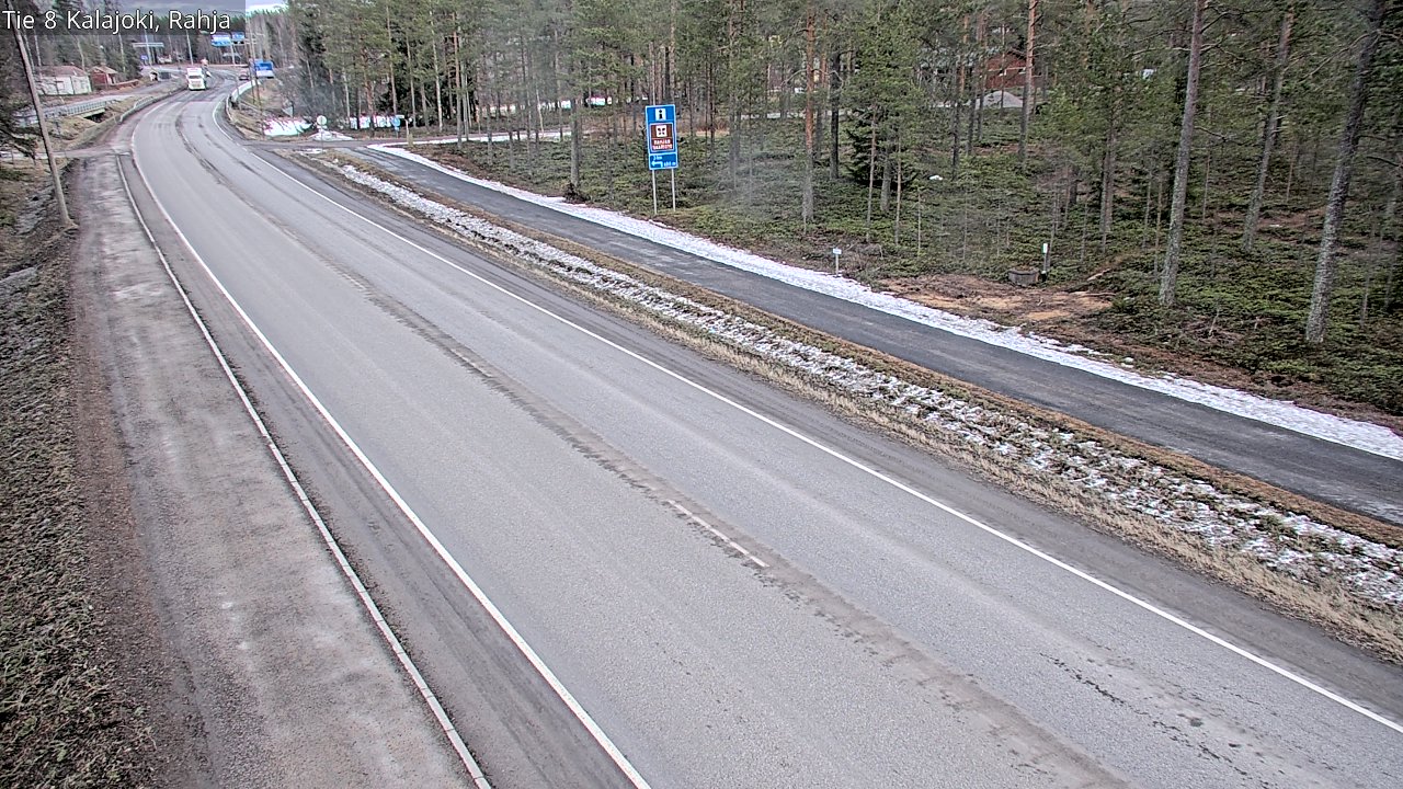 Kelikamerat Kuva Tie 8 Kalajoki, Rahja, Kalajoki, Pohjois-Pohjanmaa