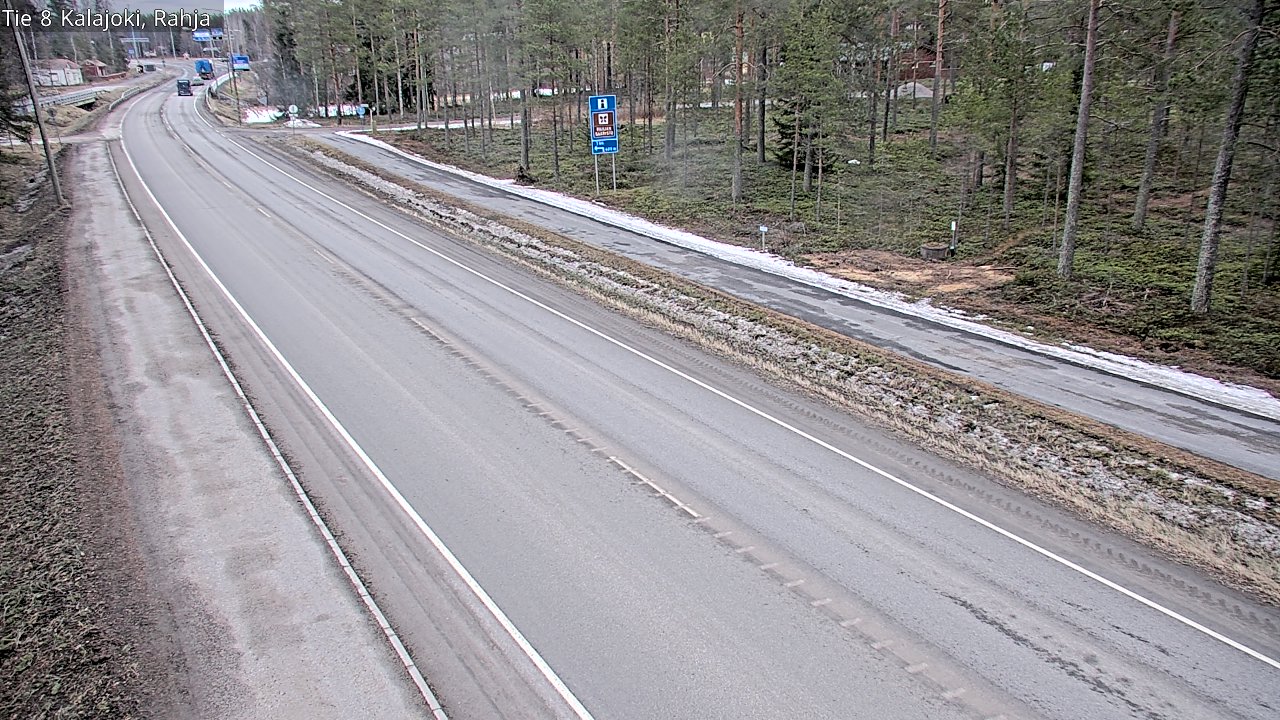 Weather Camera Image Väg 8 Kalajoki, Rahja, Kalajoki, Pohjois-Pohjanmaa