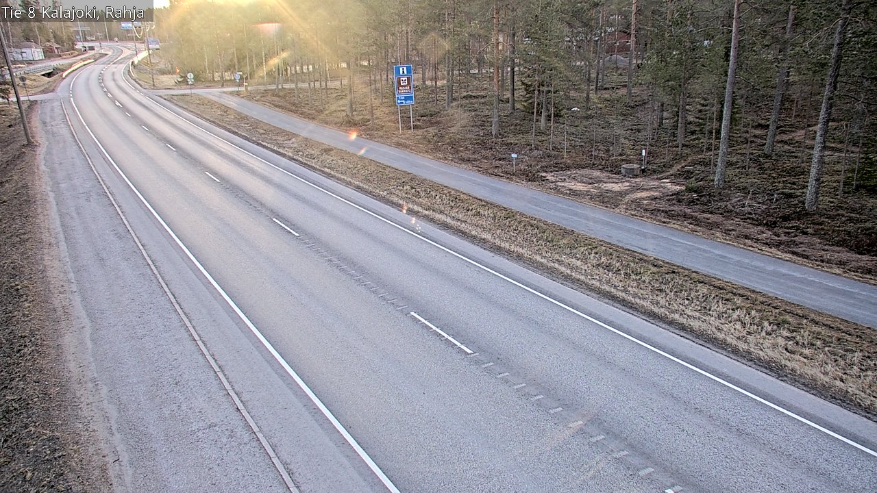 Kelikamerat Kuva Tie 8 Kalajoki, Rahja, Kalajoki, Pohjois-Pohjanmaa