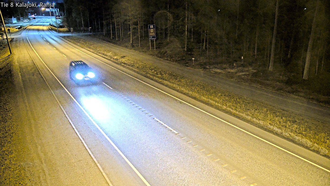 Weather Camera Image Väg 8 Kalajoki, Rahja, Kalajoki, Pohjois-Pohjanmaa