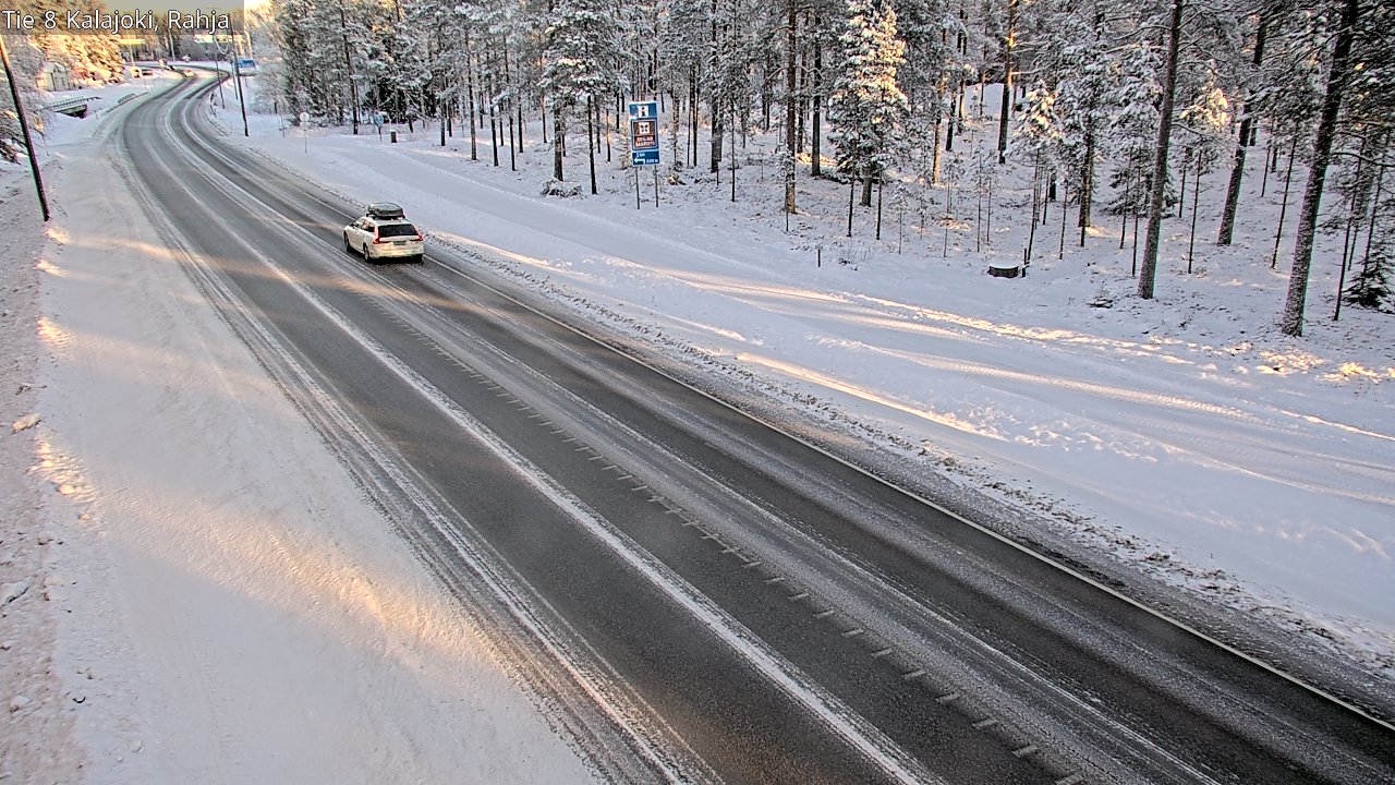 Weather Camera Image Väg 8 Kalajoki, Rahja, Kalajoki, Pohjois-Pohjanmaa