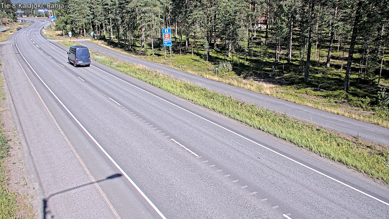 Kelikamerat Kuva Tie 8 Kalajoki, Rahja, Kalajoki, Pohjois-Pohjanmaa