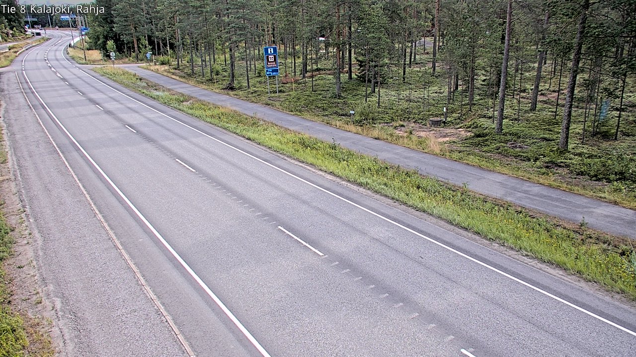 Weather Camera Image Road 8 Kalajoki, Rahja, Kalajoki, Pohjois-Pohjanmaa