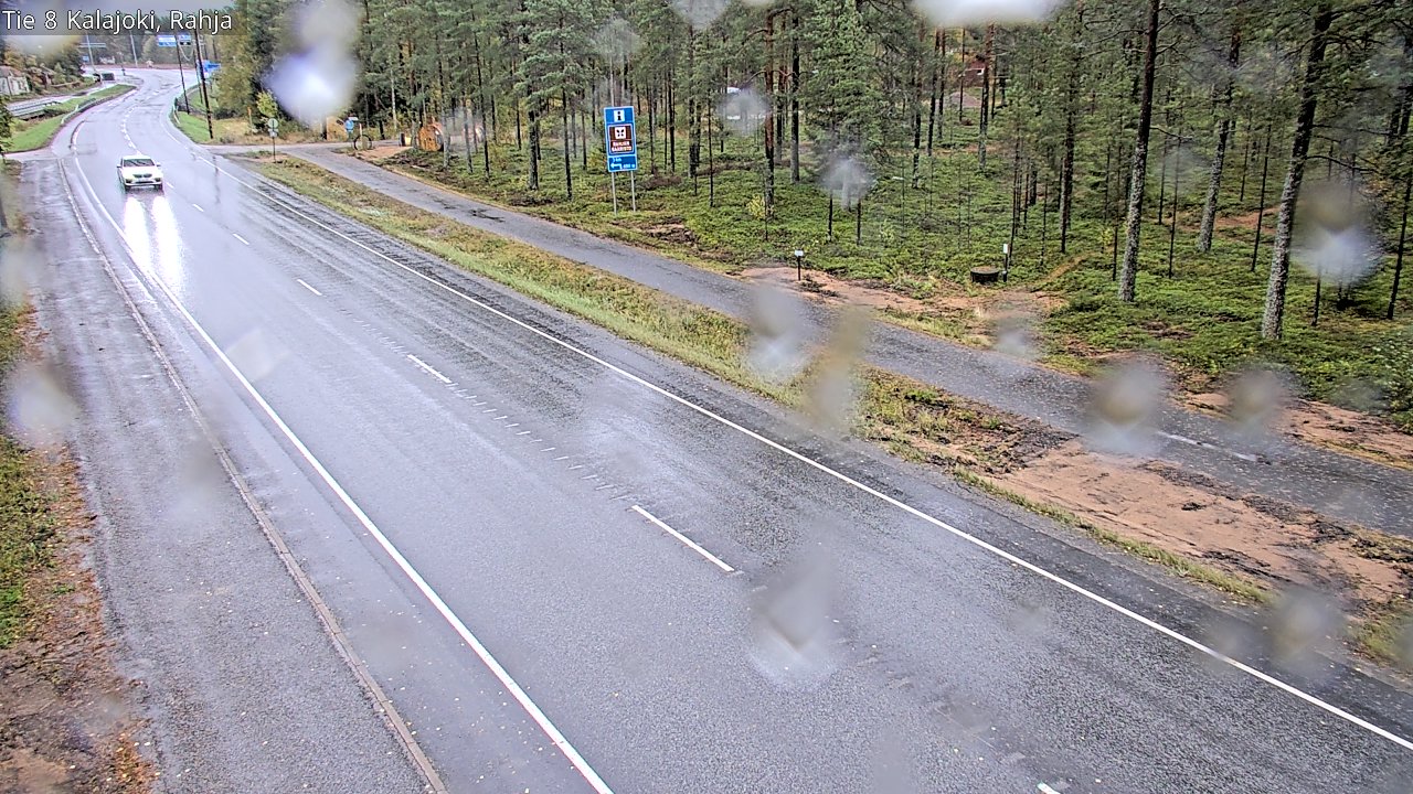 Weather Camera Image Road 8 Kalajoki, Rahja, Kalajoki, Pohjois-Pohjanmaa
