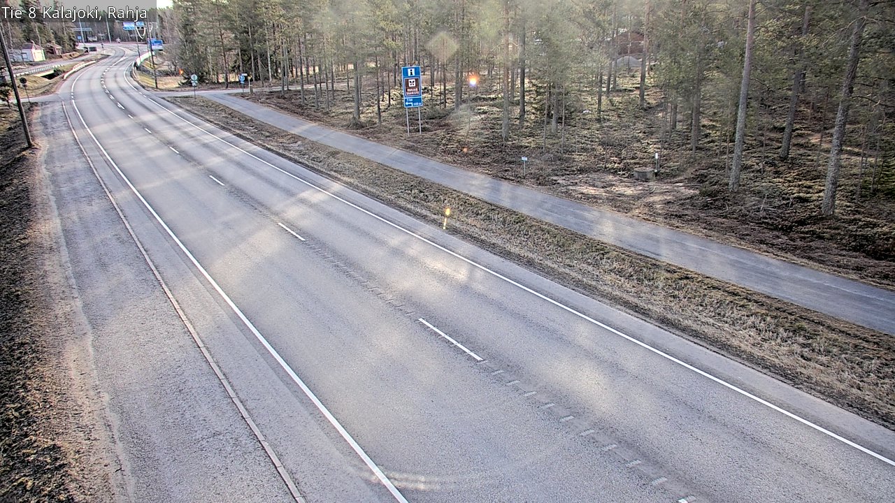 Kelikamerat Kuva Tie 8 Kalajoki, Rahja, Kalajoki, Pohjois-Pohjanmaa