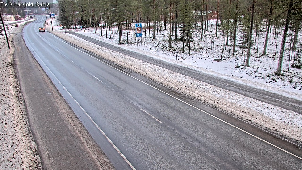 Weather Camera Image Road 8 Kalajoki, Rahja, Kalajoki, Pohjois-Pohjanmaa