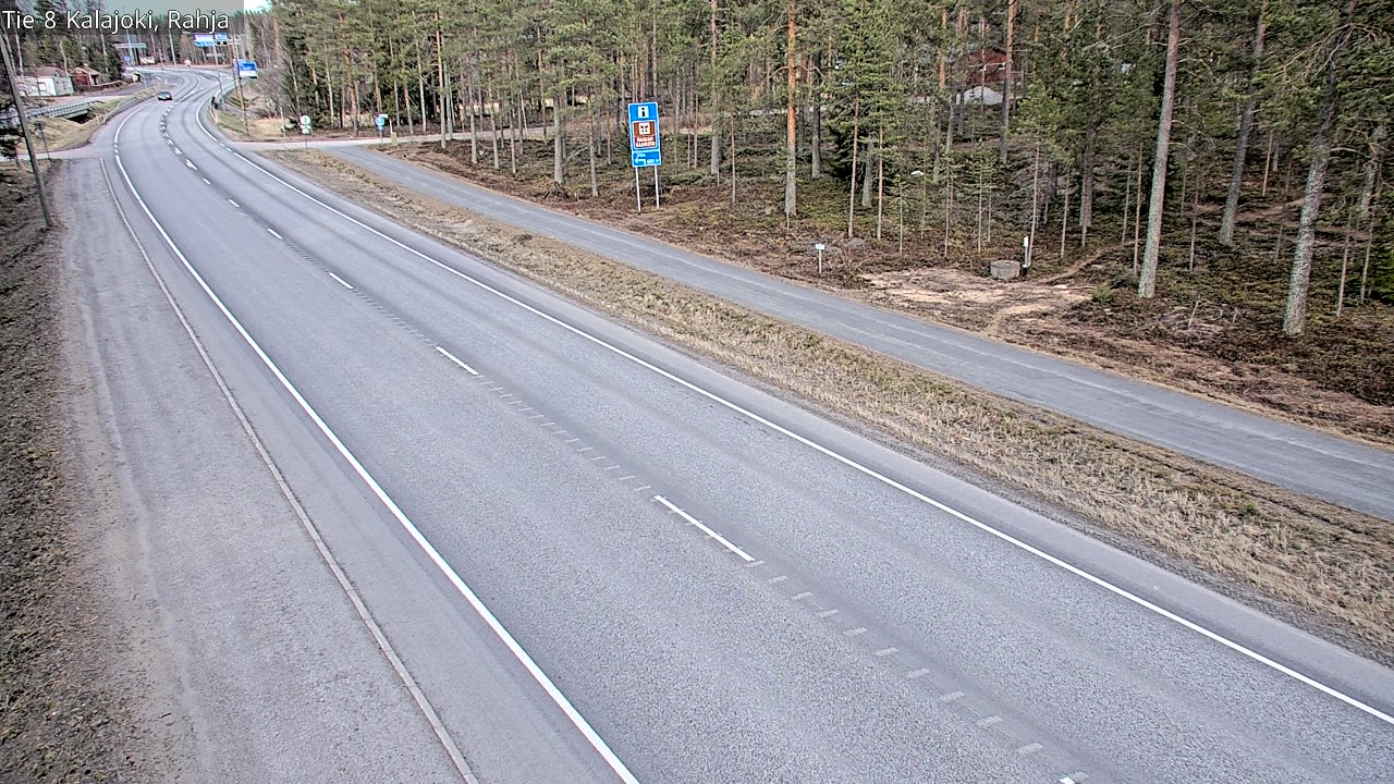 Kelikamerat Kuva Tie 8 Kalajoki, Rahja, Kalajoki, Pohjois-Pohjanmaa