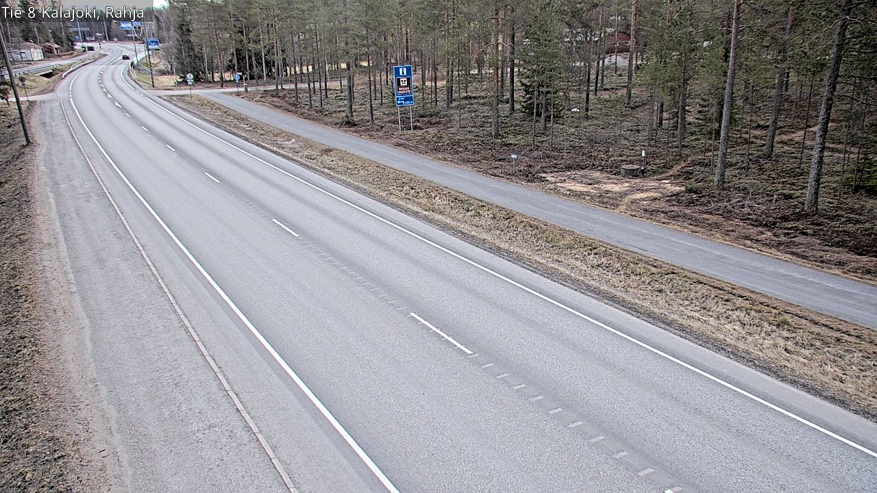 Weather Camera Image Road 8 Kalajoki, Rahja, Kalajoki, Pohjois-Pohjanmaa