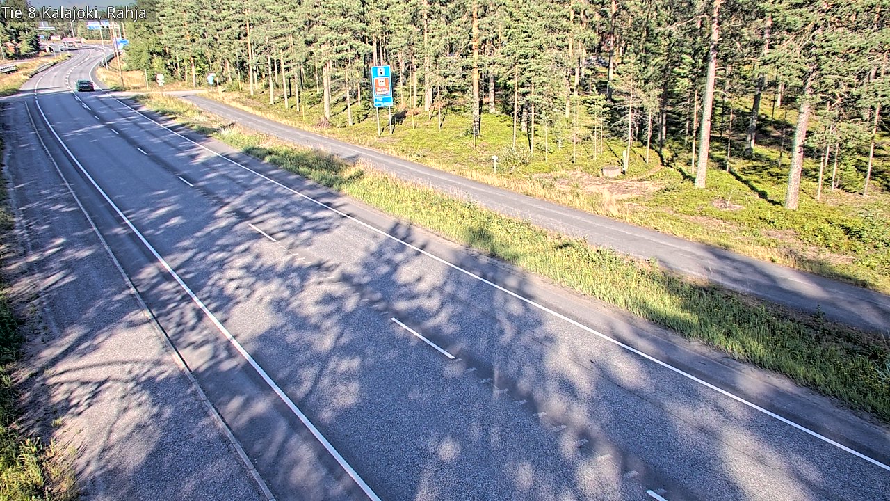 Kelikamerat Kuva Tie 8 Kalajoki, Rahja, Kalajoki, Pohjois-Pohjanmaa