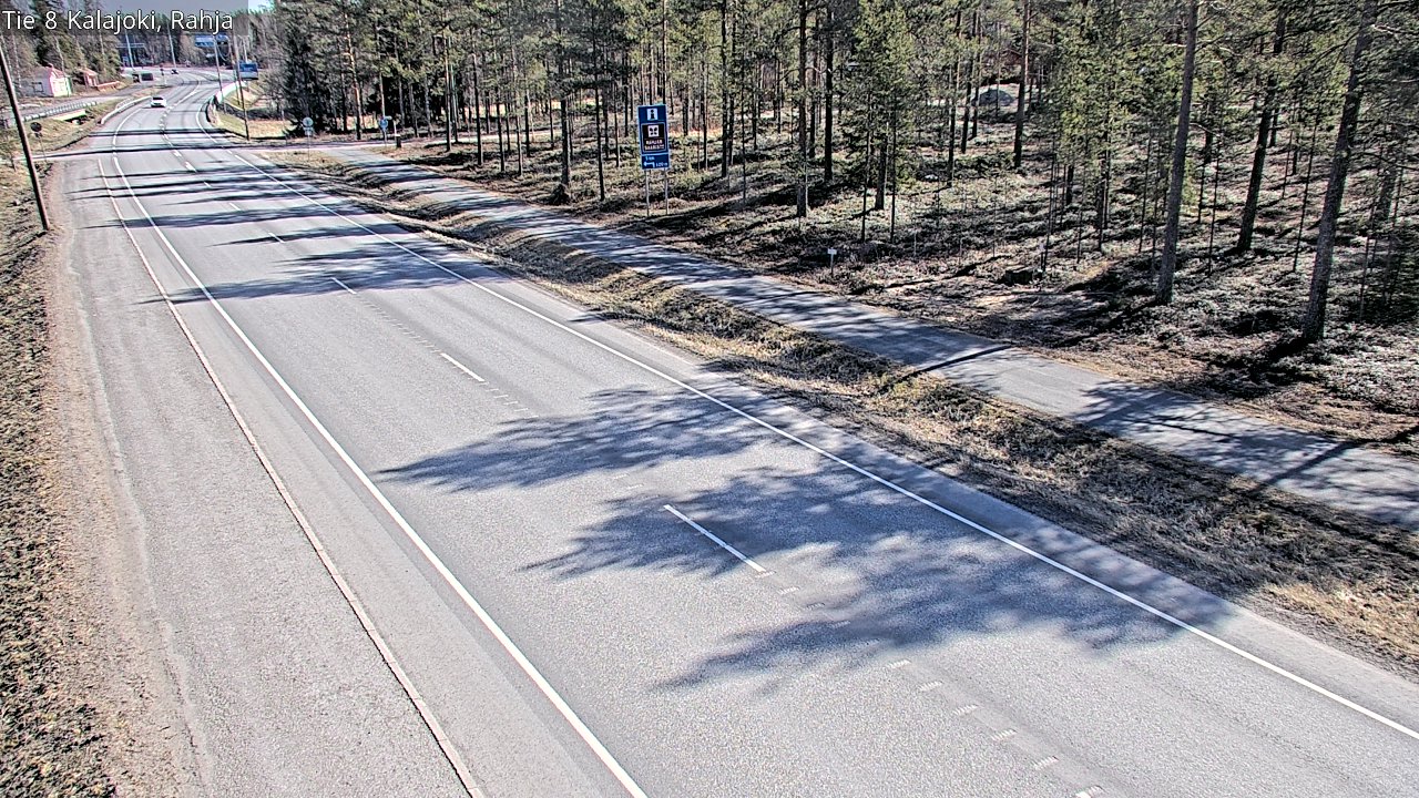 Weather Camera Image Road 8 Kalajoki, Rahja, Kalajoki, Pohjois-Pohjanmaa