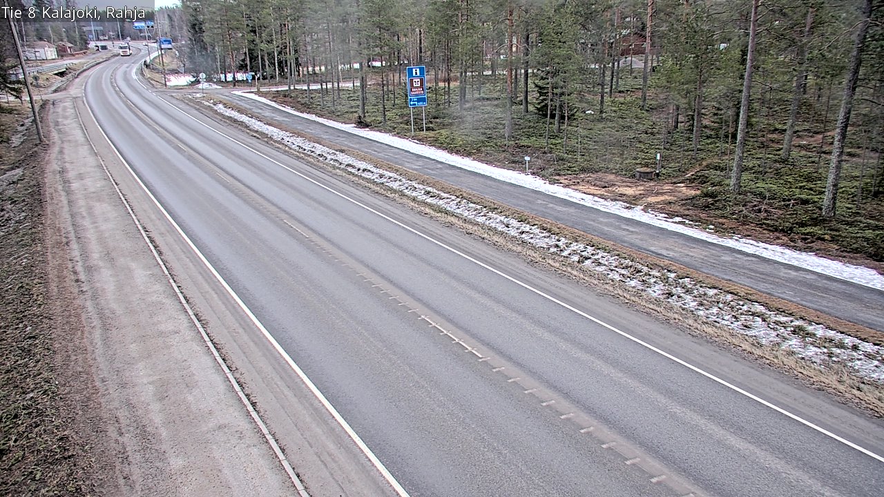 Kelikamerat Kuva Tie 8 Kalajoki, Rahja, Kalajoki, Pohjois-Pohjanmaa