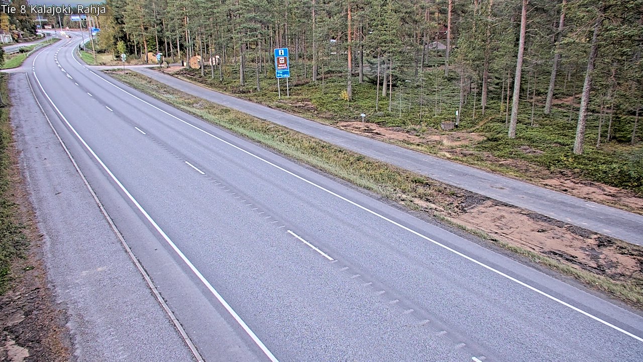 Kelikamerat Kuva Tie 8 Kalajoki, Rahja, Kalajoki, Pohjois-Pohjanmaa