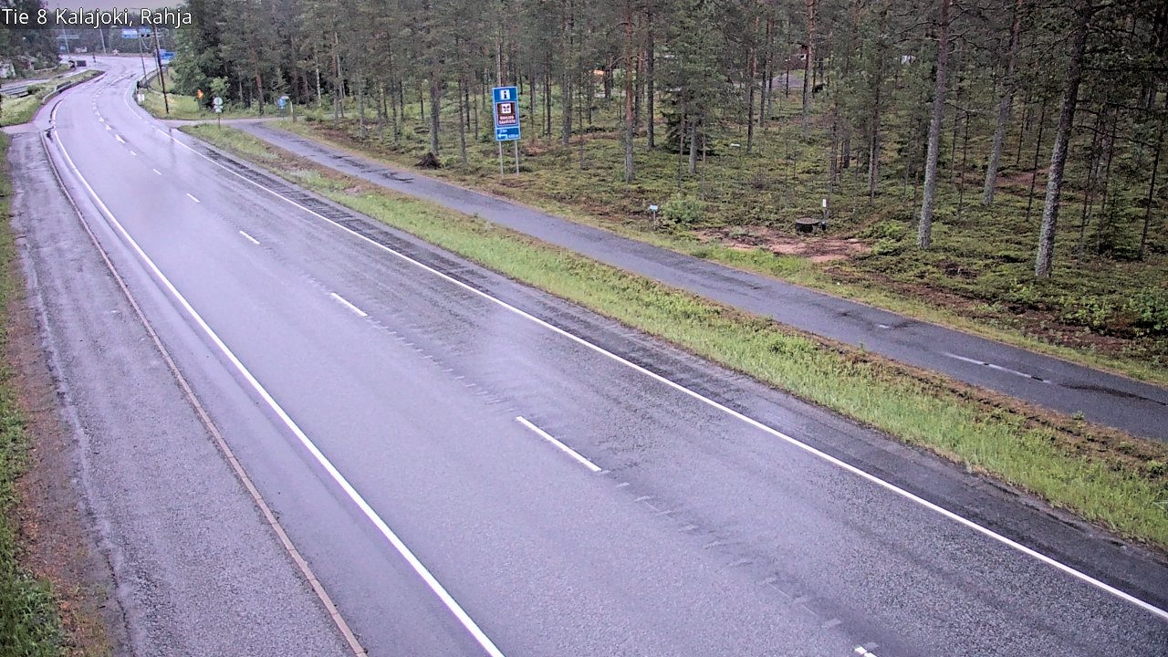 Kelikamerat Kuva Tie 8 Kalajoki, Rahja, Kalajoki, Pohjois-Pohjanmaa