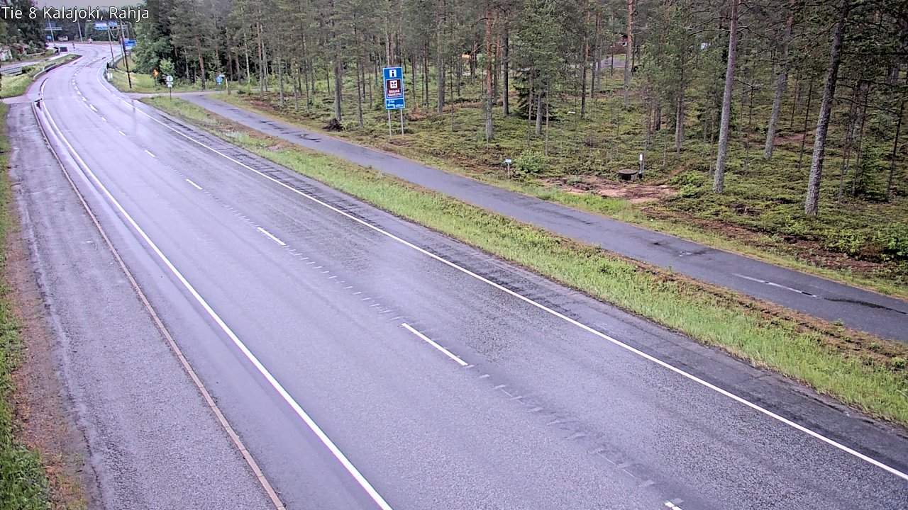 Kelikamerat Kuva Tie 8 Kalajoki, Rahja, Kalajoki, Pohjois-Pohjanmaa